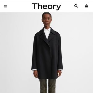Theory Double- Faced Overlay Coat